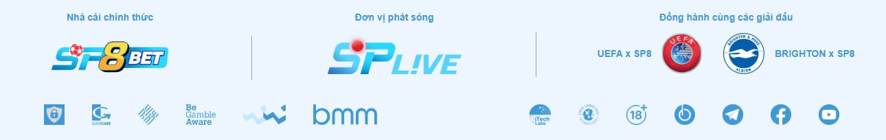 Đối tác hợp tác đồng hành SP8LIVE